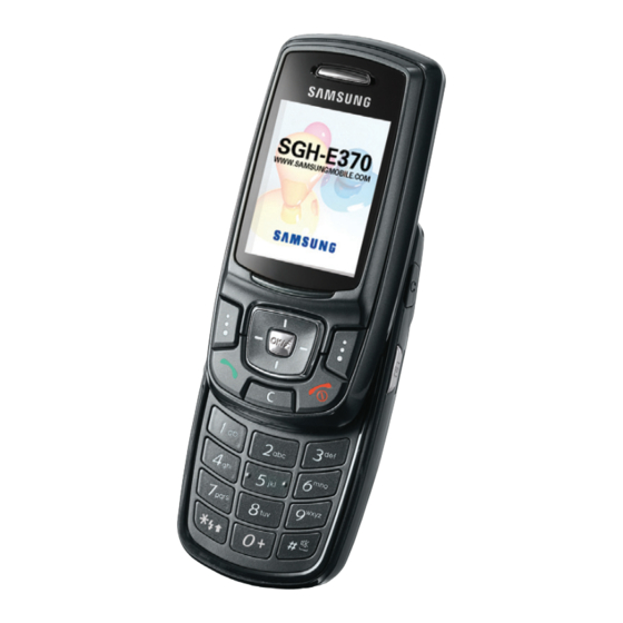 Samsung SGH E370 Manuals