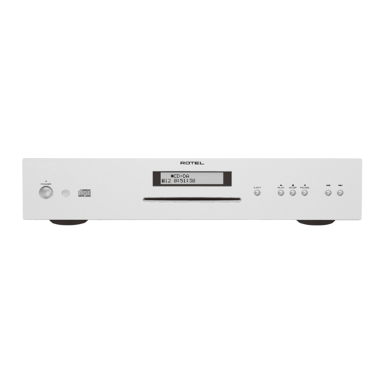Rotel RCD-630 Owner's Manual