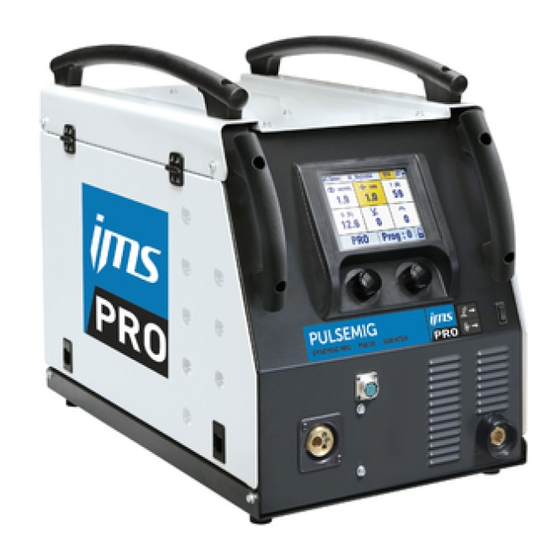 ims PRO PULSEMIG 270-T1 Manuals