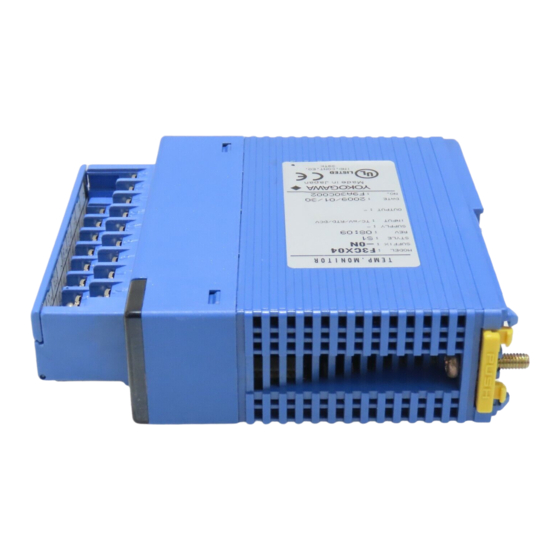 YOKOGAWA FA-M3 VITESSE F3CX04-0N User Manual