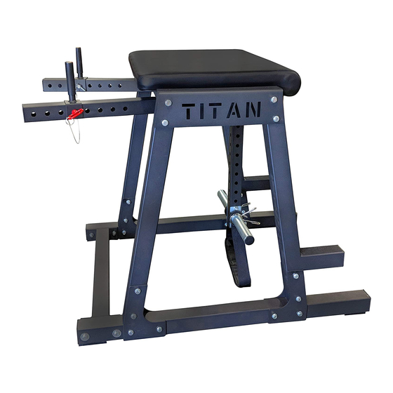 Titan Fitness HPND1 Manuals