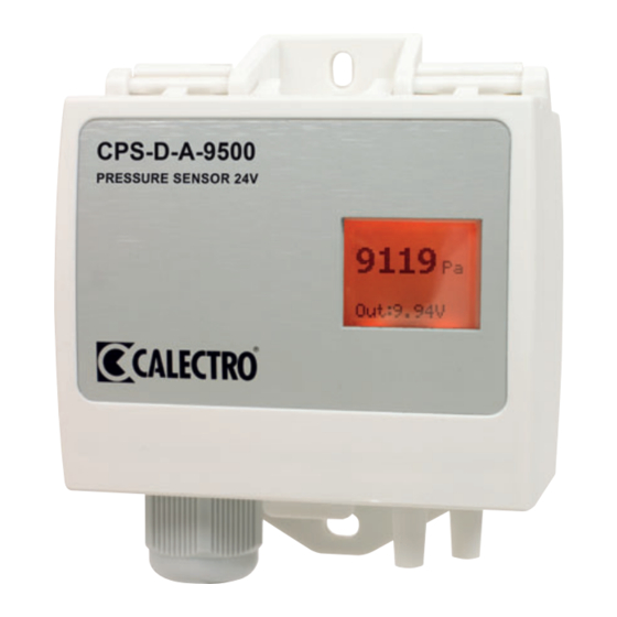 CALECTRO CPS-D-A-9500 Installation Instruction