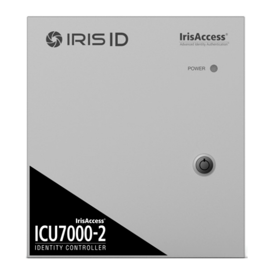 Iris Id IrisAcces ICU7000-2 Controller Manuals