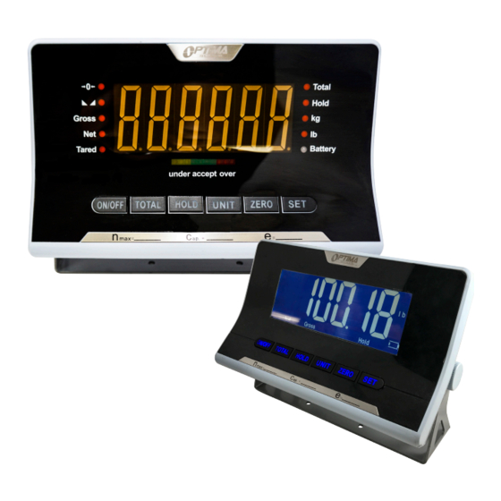 Optima Scale OP-907A User Manual