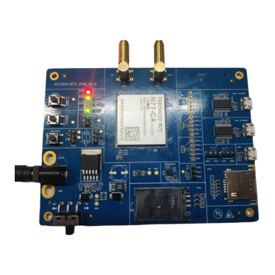 Neoway N77 Hardware User's Manual