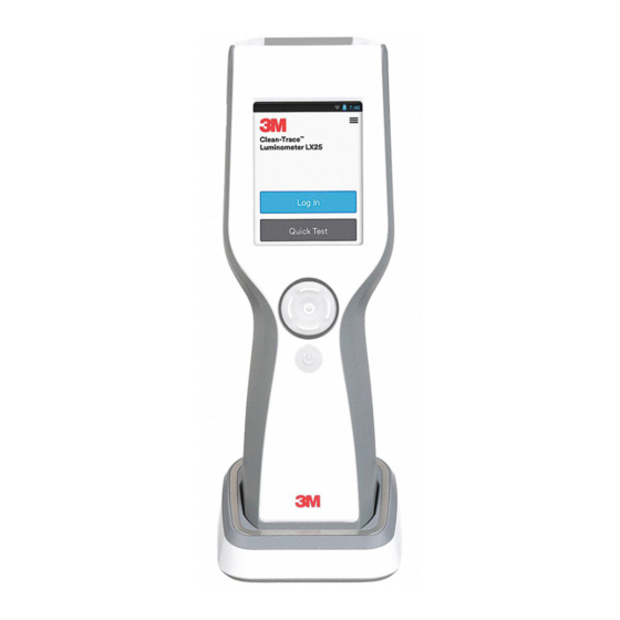 3M Clean-Trace Luminometer LX25 User Manual