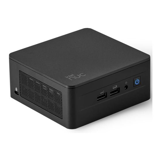 Intel NUC 13 Pro Kit NUC13ANHv7 Manuals