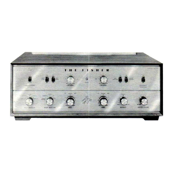 Fisher X-100 Service Manual