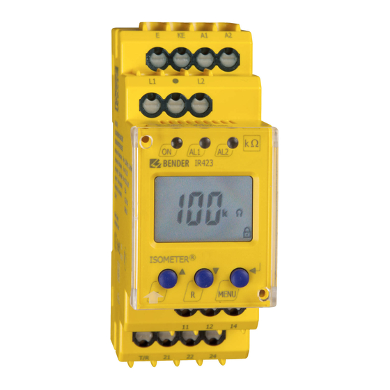 Bender ISOMETER IR423-D4 Manual