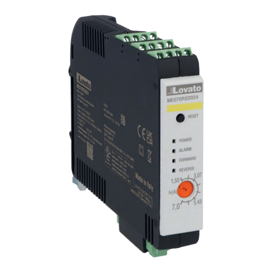 LOVATO ELECTRIC ME Series Installation Manual