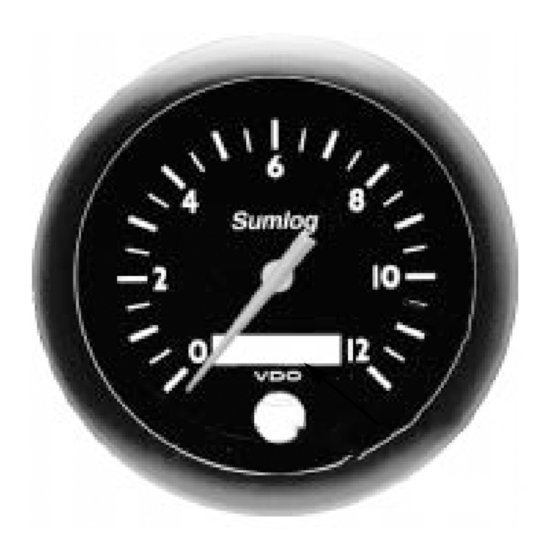 VDO SUMLOG Manual