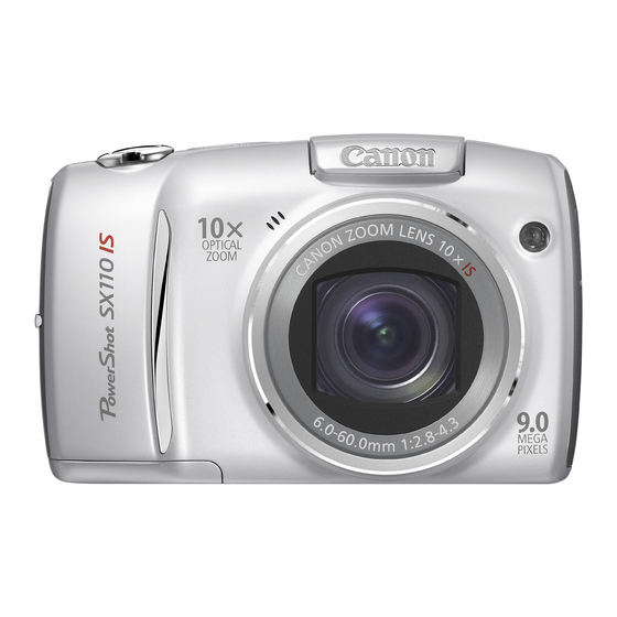 Canon PowerShot SX110 IS Manuals