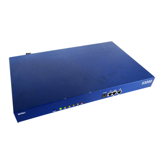 BinTec X3200 User Manual