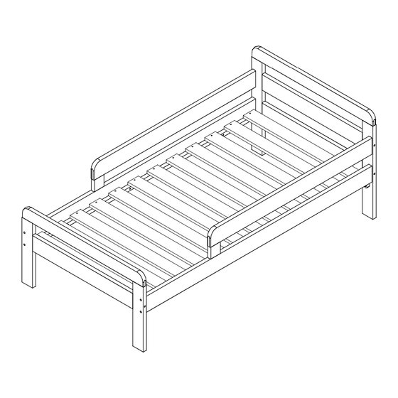Argos White Toddler bed 4277891 Assembly Instructions Manual