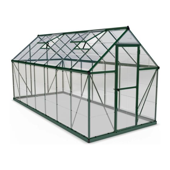 Palram Harmony 6x14 Clear Glazing Assembly Instructions Manual