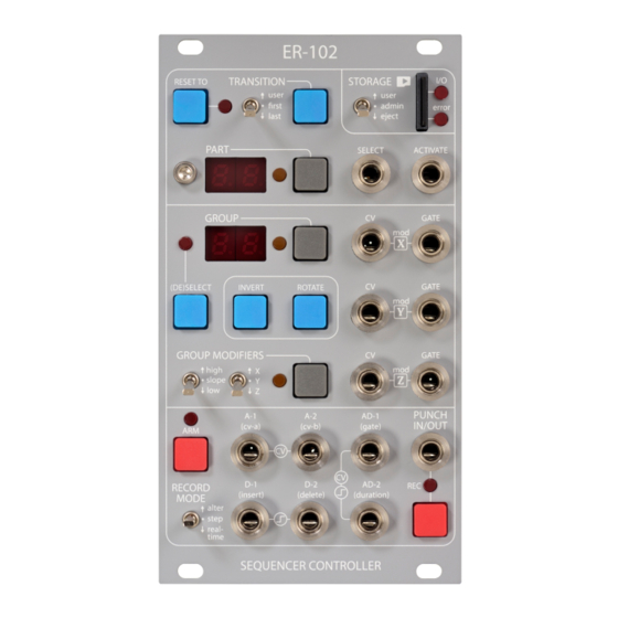 Orthogonal Devices ER-102: User Manual