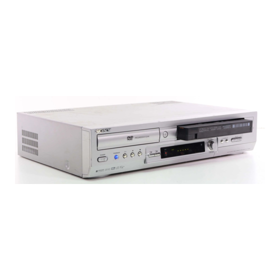 Sony SLV-D500P Operating Instructions Manual