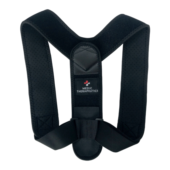 Medic Therapeutics POSTURE CORRECTOR User Manual