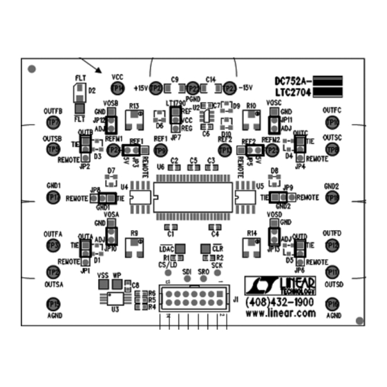 Linear Technology DC752A Demo Manual