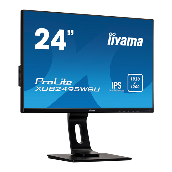 Iiyama ProLite XUB2495WSU User Manual