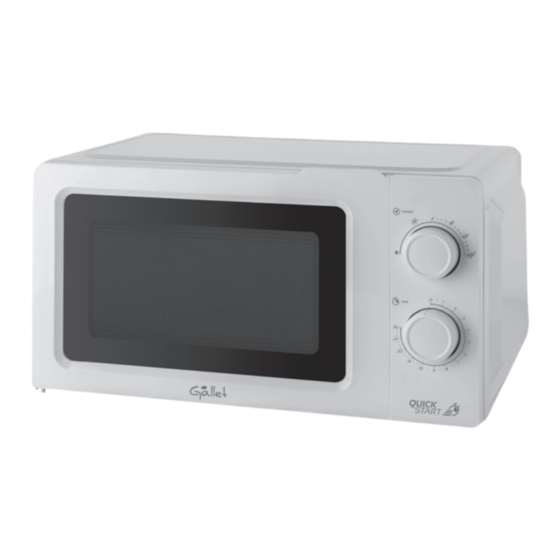Gallet GALFMOM205W Instruction Manual