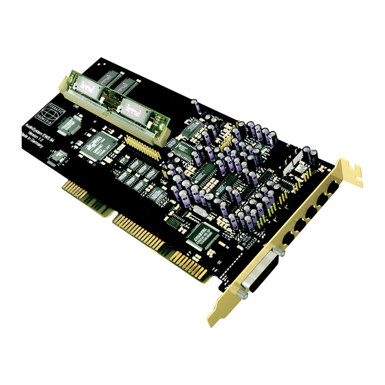TerraTec AudioSystem EWS64L Product Information