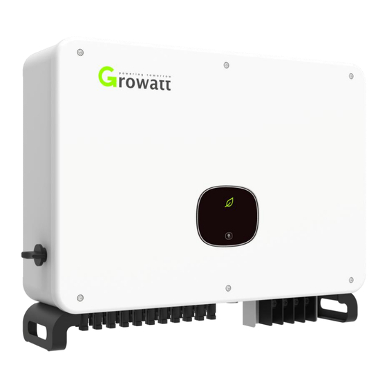 Growatt MAC 70KTL3-X MV Installation & Operation Manual