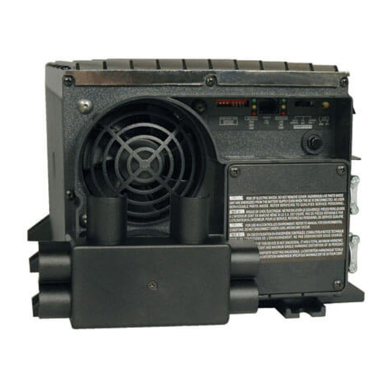 Tripp Lite PowerVerter RV Inverter/Charger MRV2012UL Specifications