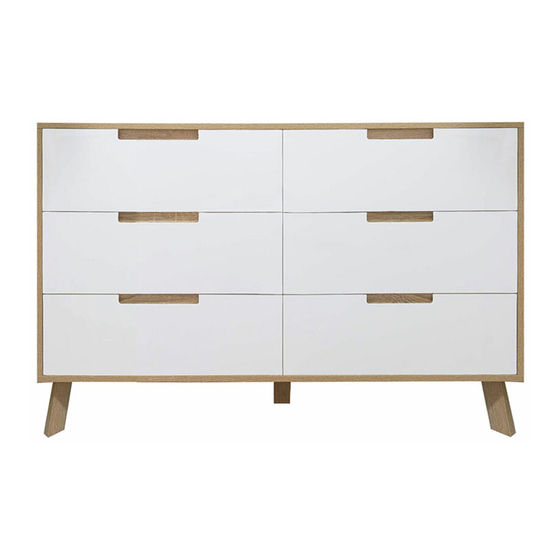 Mocka Chelsea Six Drawer-Wide Assembly Instructions Manual
