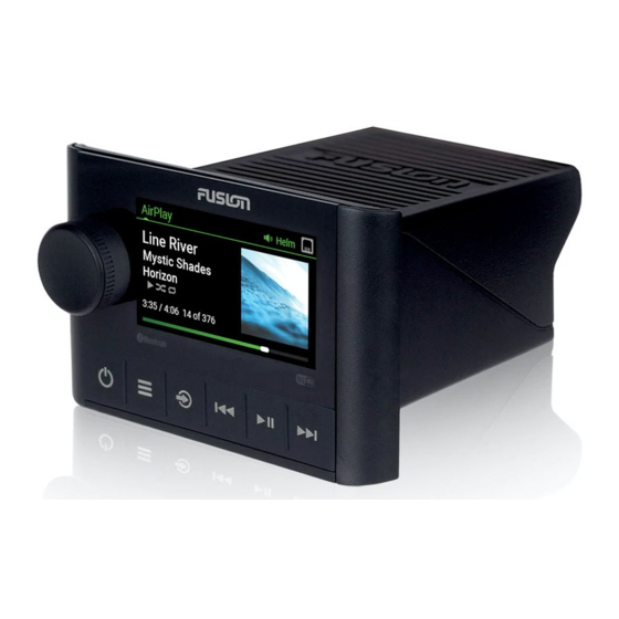 Fusion Apollo MS-SRX400 Quick Start Manual
