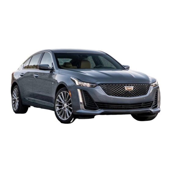 Cadillac CT5 2023 Convenience/Personalization Manual