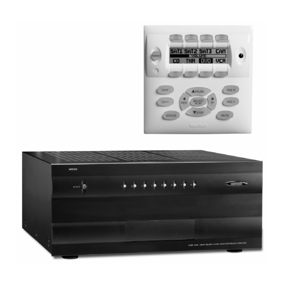 Xantech MRC88 Installation Instructions Manual