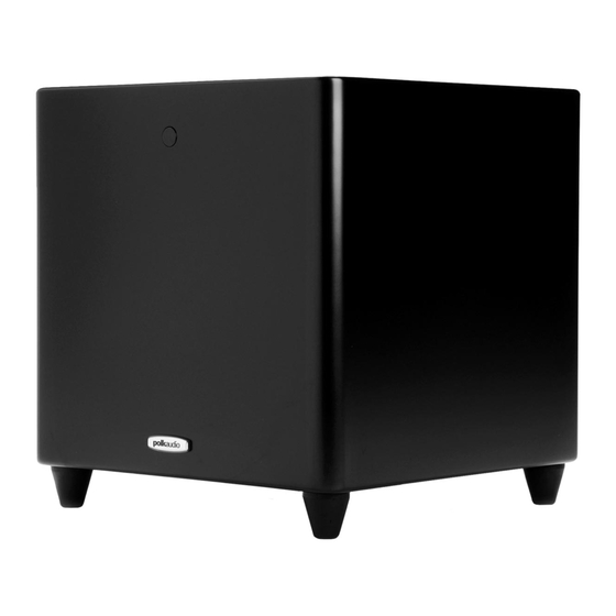 Polk Audio DSWPRO500 Owner's Manual