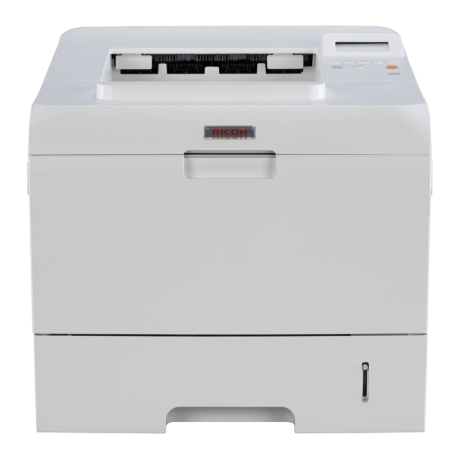 Ricoh 5100N - Aficio SP B/W Laser Printer Manuals