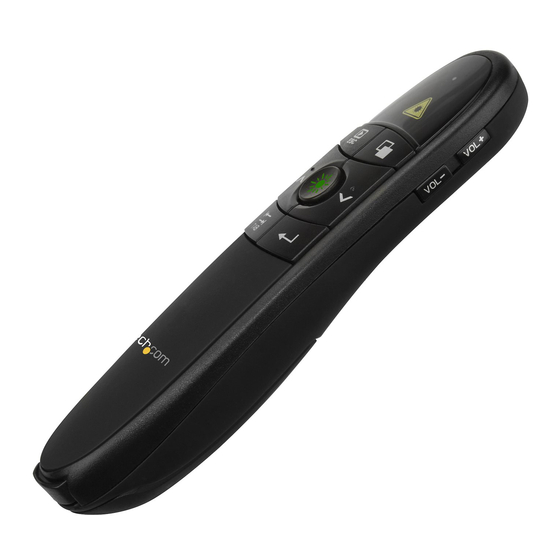 StarTech.com PRESREMOTEG Quick Start Manual