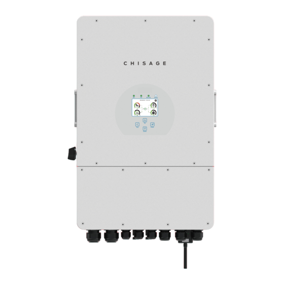 User Manuals: CHISAGE CE-3P12K1G-LE-EU Hybrid Inverter