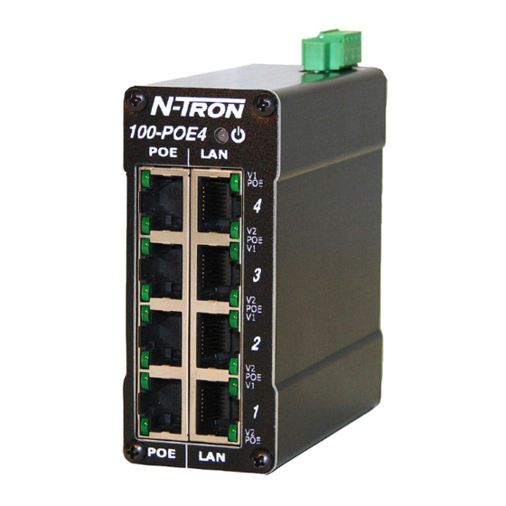 N-Tron 100-POE4-MDR User Manual & Installation Manual