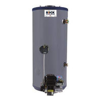 Bock Water heaters 51E Installation & Operating Instructions Manual