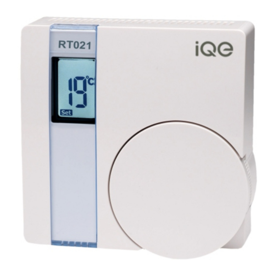 iQe RT021 User And Installation Instructions Manual