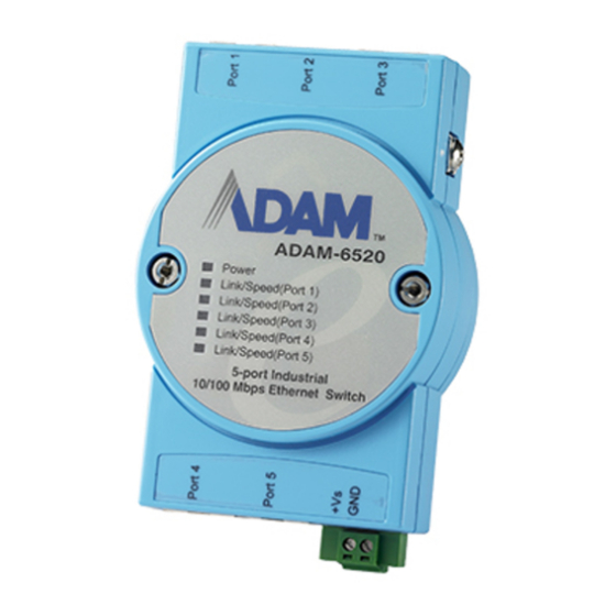 Advantech ADAM-6520 Manual