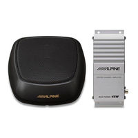 Alpine SBS-0715 Owner's Manual
