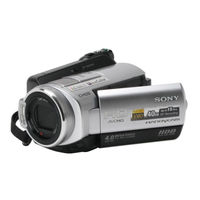 Sony HDR SR7 - AVCHD 6.1MP 60GB High Definition Hard Disk Drive Camcorder Operating Manual