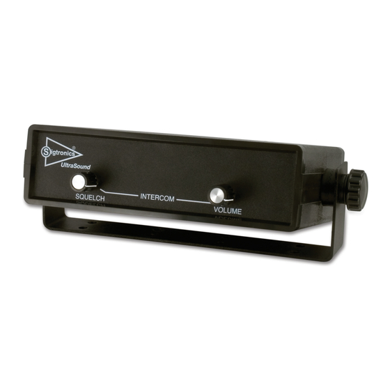 Sigtronics UltraSound US-LAC4 Installation And Operating Instructions Manual