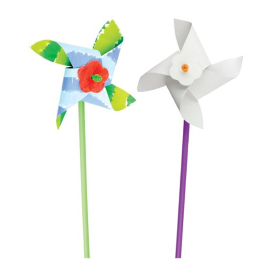 Crayola Paper Pinwheel Quick Start Manual