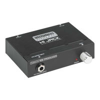 TerraTec HI JACK Manual