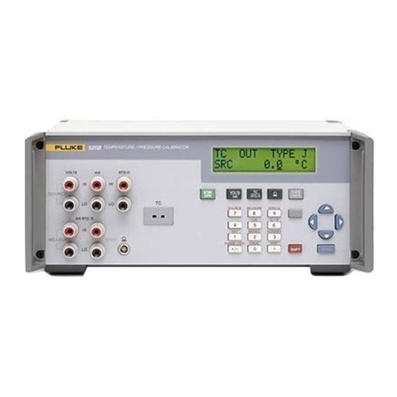 Fluke 525B Getting Started Manual