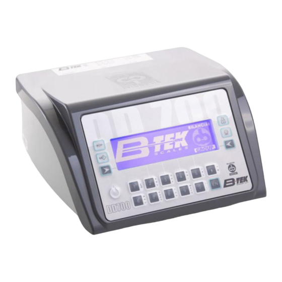 B-TEK Scales DD700 Technician Service Manual
