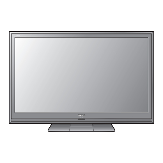 Sharp Aquos LC46D65E Operation Manual