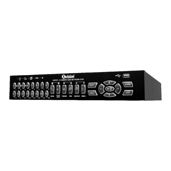 XVision HDVR User Manual