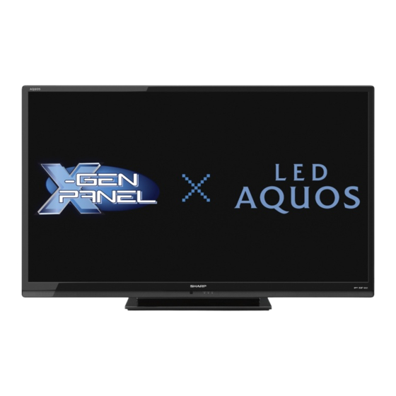 Sharp AQUOS LC-46LX530H Operation Manual